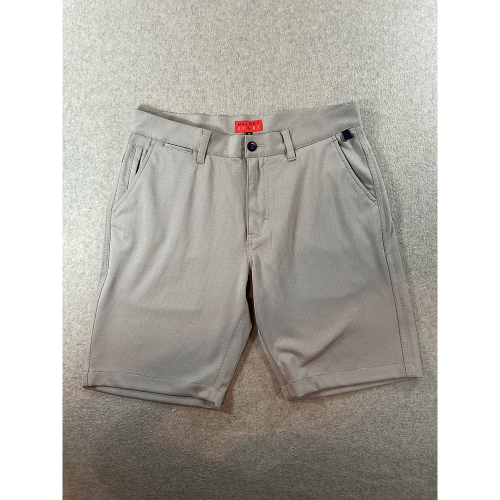 Halsey Sport Mens Golf Shorts Micro Stripe Performance Stretch Size 32 1244
